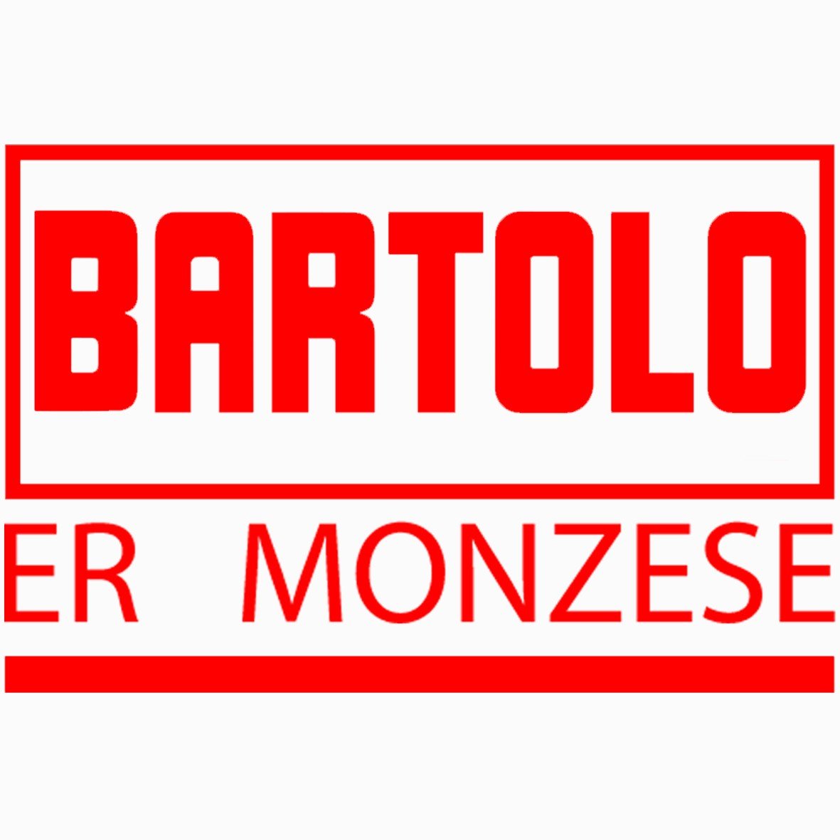 Bartolo Er Monzese Logo BRT-Red t-shirt cotone