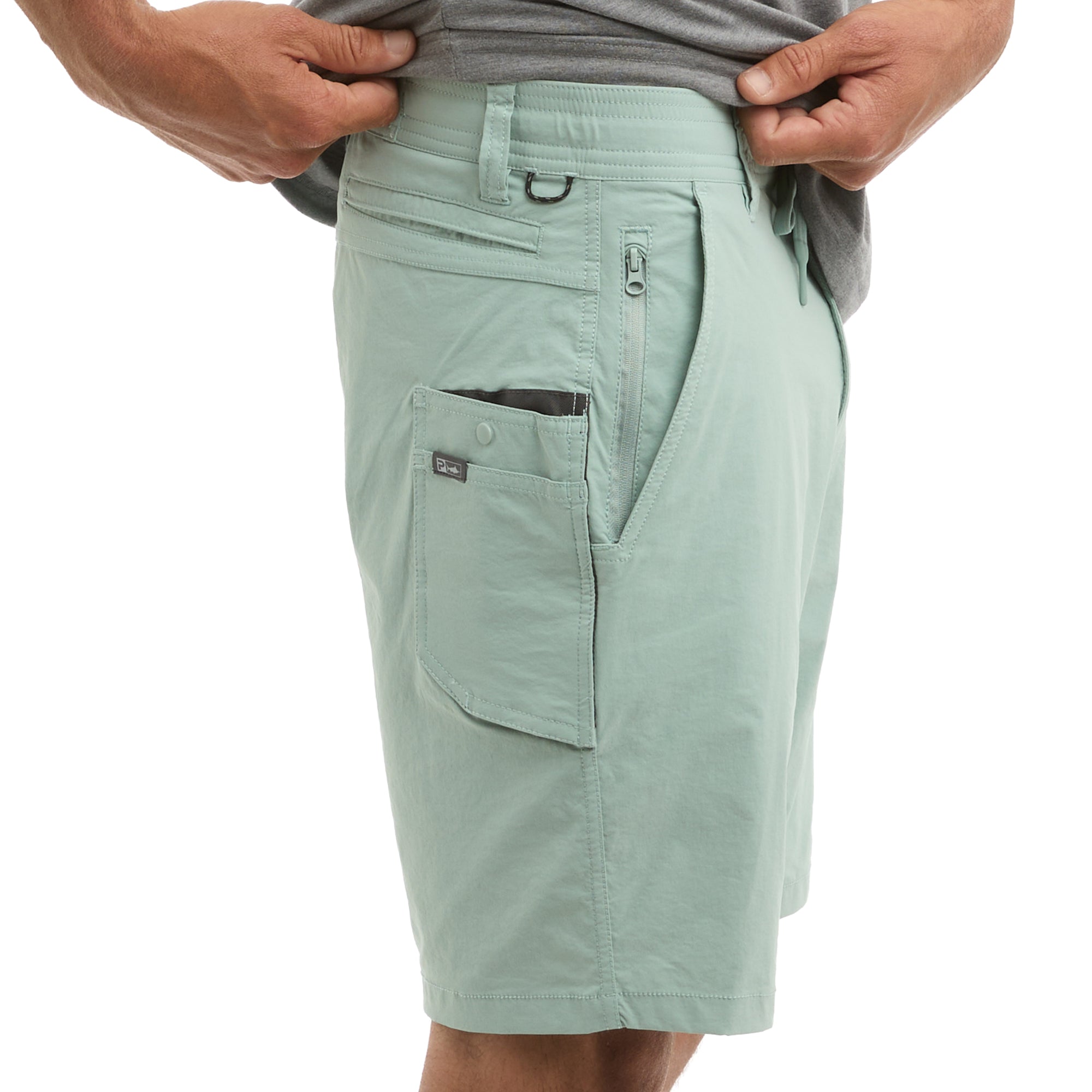 Pelagic Flyline pantaloncini pesca uomo salvia 19 pollici rapidi