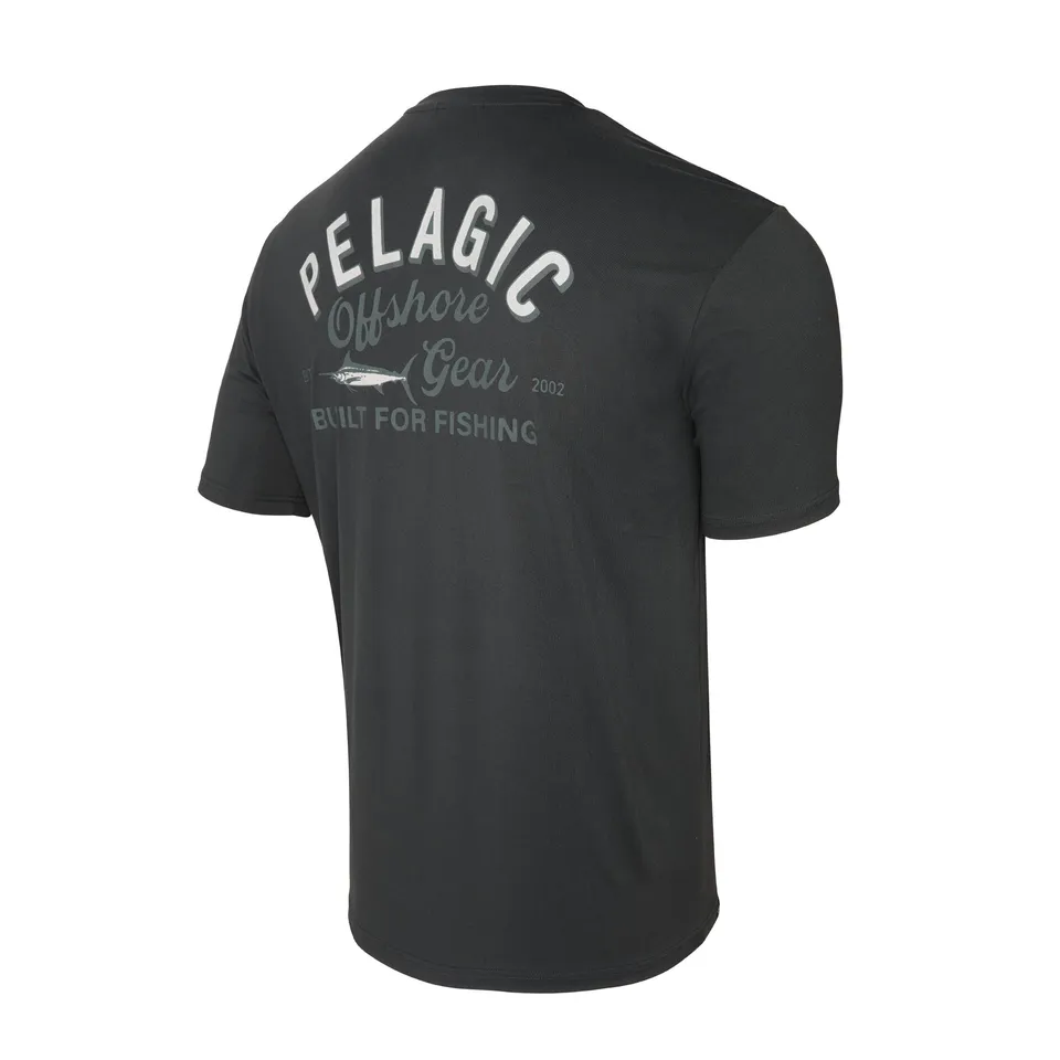 Pelagic Freespool Gear Up maglietta Black UPF 50+