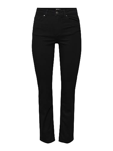 PIECES Pantaloni Donna Denim Nero 30W/30L Uso Quotidiano