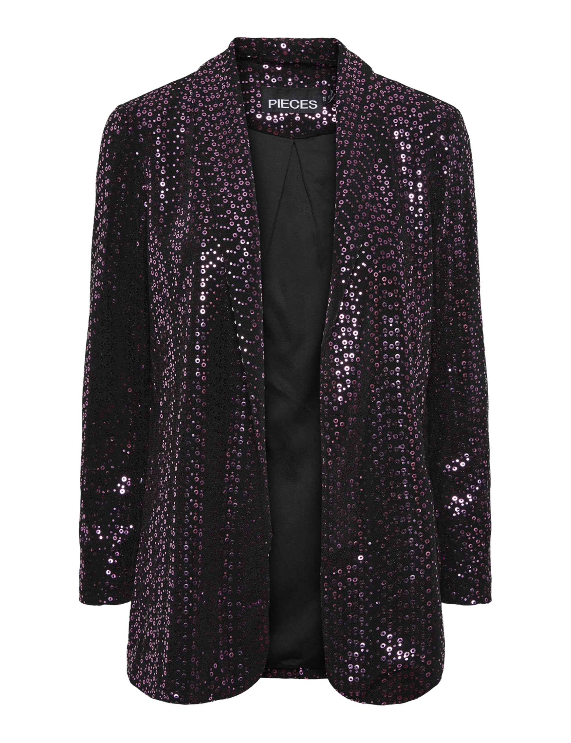 PIECES PCSIDDY blazer donna nero paillettes