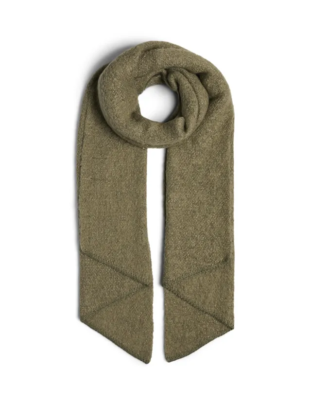 Pieces Pcpyron Lurex sciarpa lunga verde oro