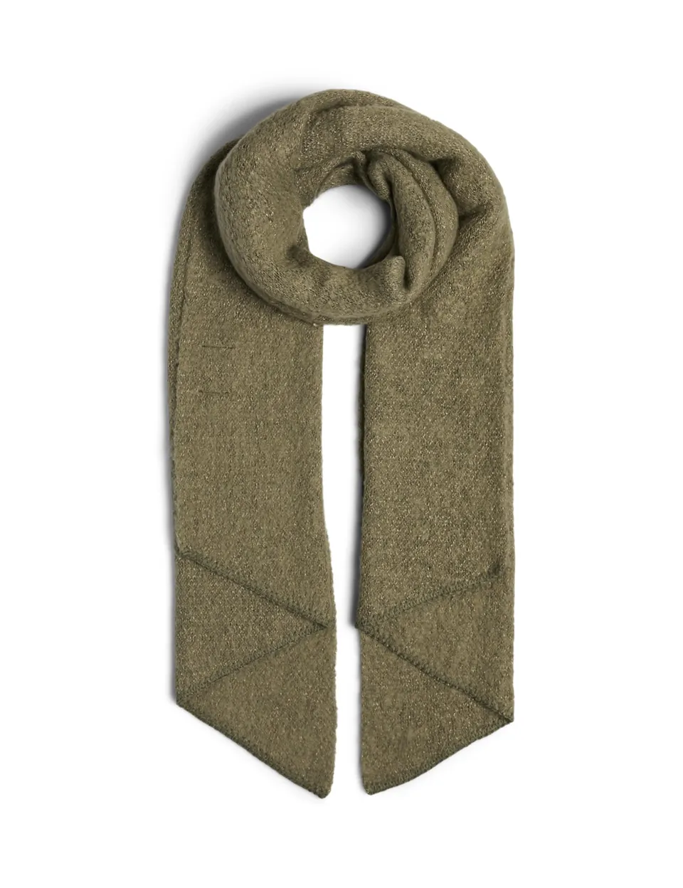 Pieces Pcpyron Lurex sciarpa lunga verde oro