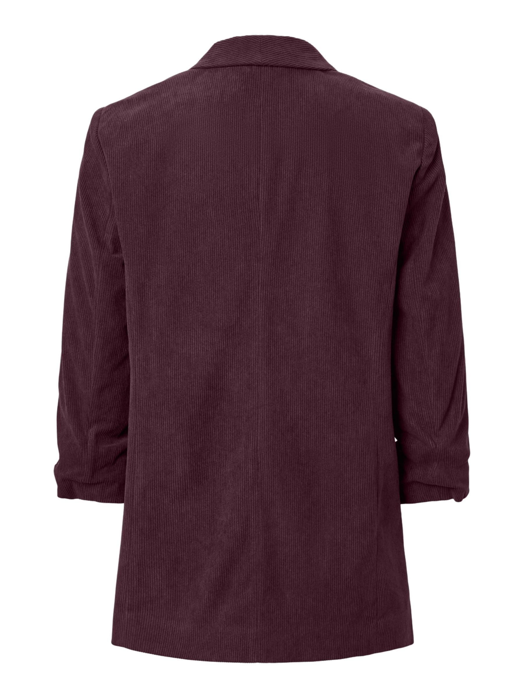 Pieces Pcbosella 3/4 Corduroy Blazer donna velluto