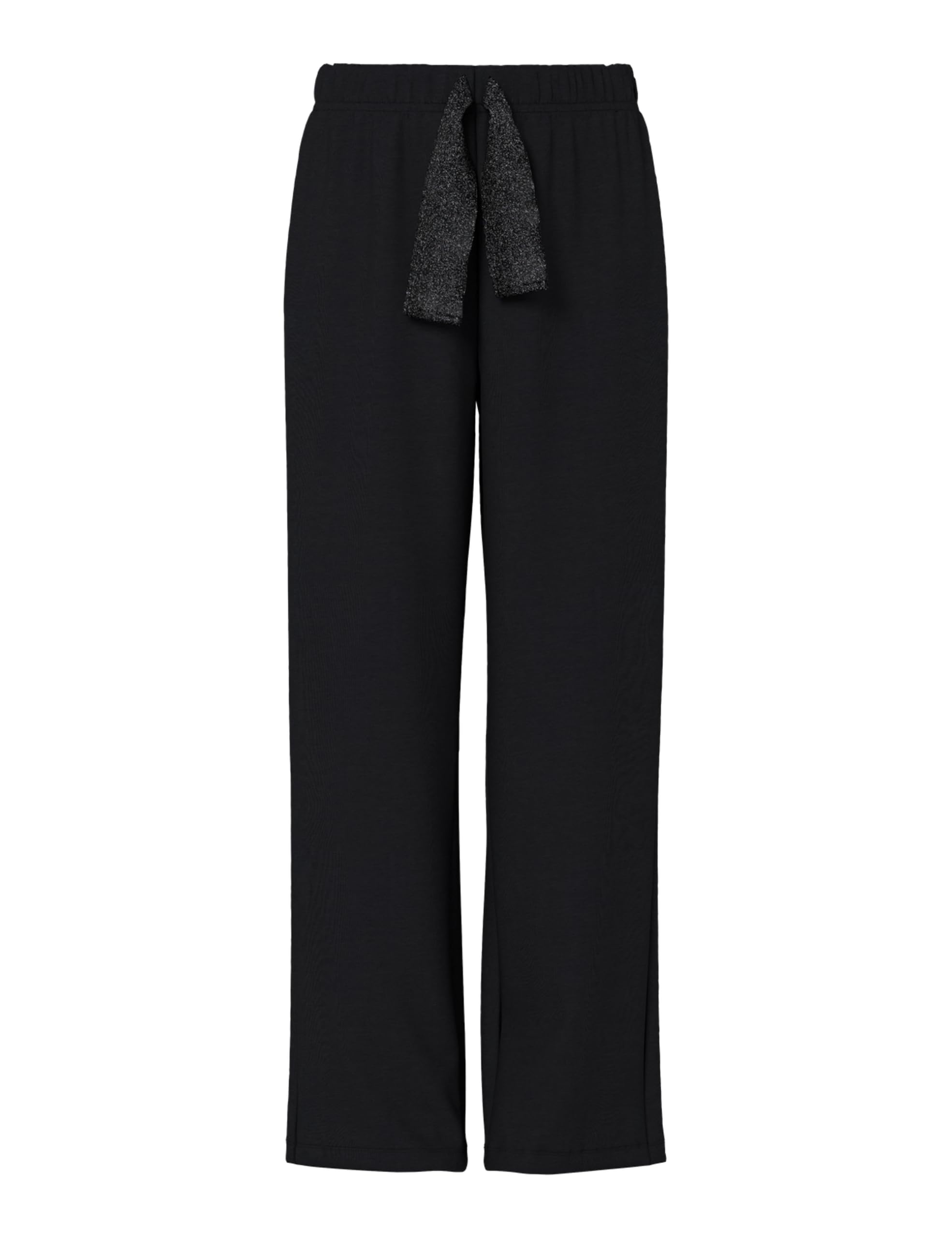 Pieces Pcchilli Wide Glitter pantaloni tuta donna glitter