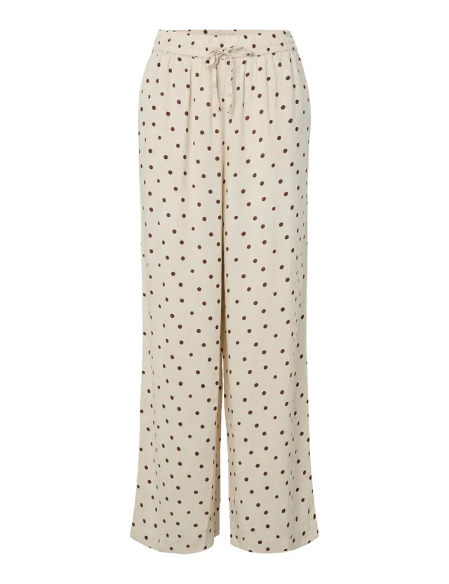 Pieces Pcpia HW Wvn Noos pantaloni donna betulla L