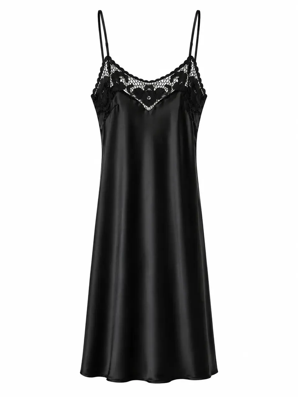 el.residu Daya Lace Black abito seta taglia S nero