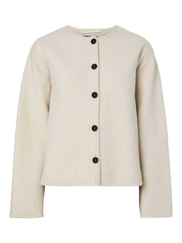 Pieces Pcoline Short Jacket giacca corta donna betulla S