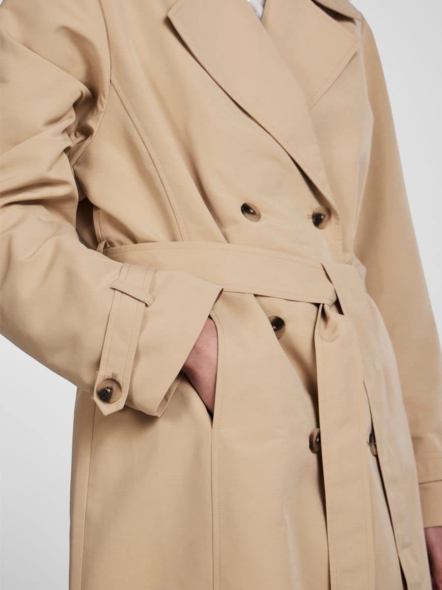 Pieces Pctaya Ls trench donna manica lunga