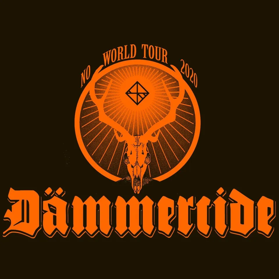 Matrix Music Store Dammercide Orange Logo T-shirt cotone organico