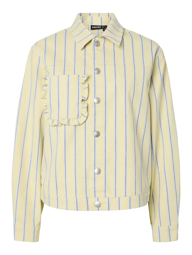 Pieces Pcbillo LS Giacca Denim Donna Taglia L