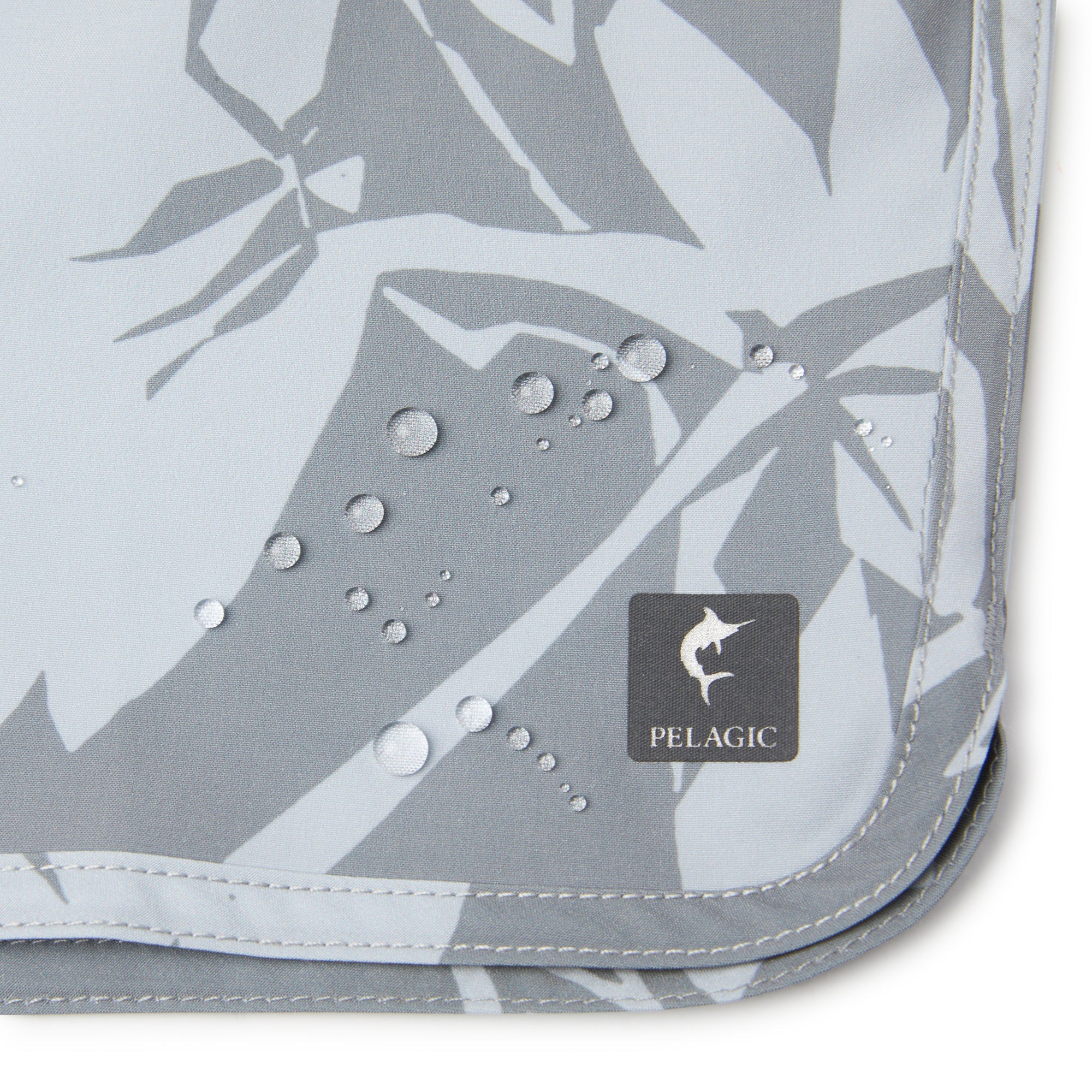 Pelagic Downswell 18 boardshort uomo grigio idrorepellente