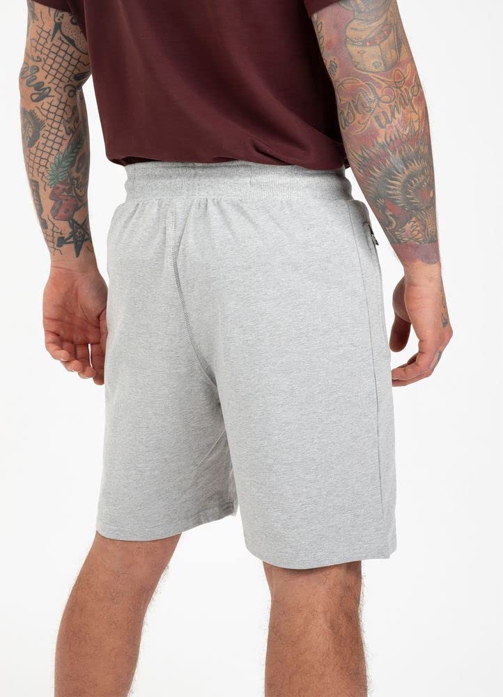 Pitbull French Terry 220 pantaloncini uomo grigio L cotone