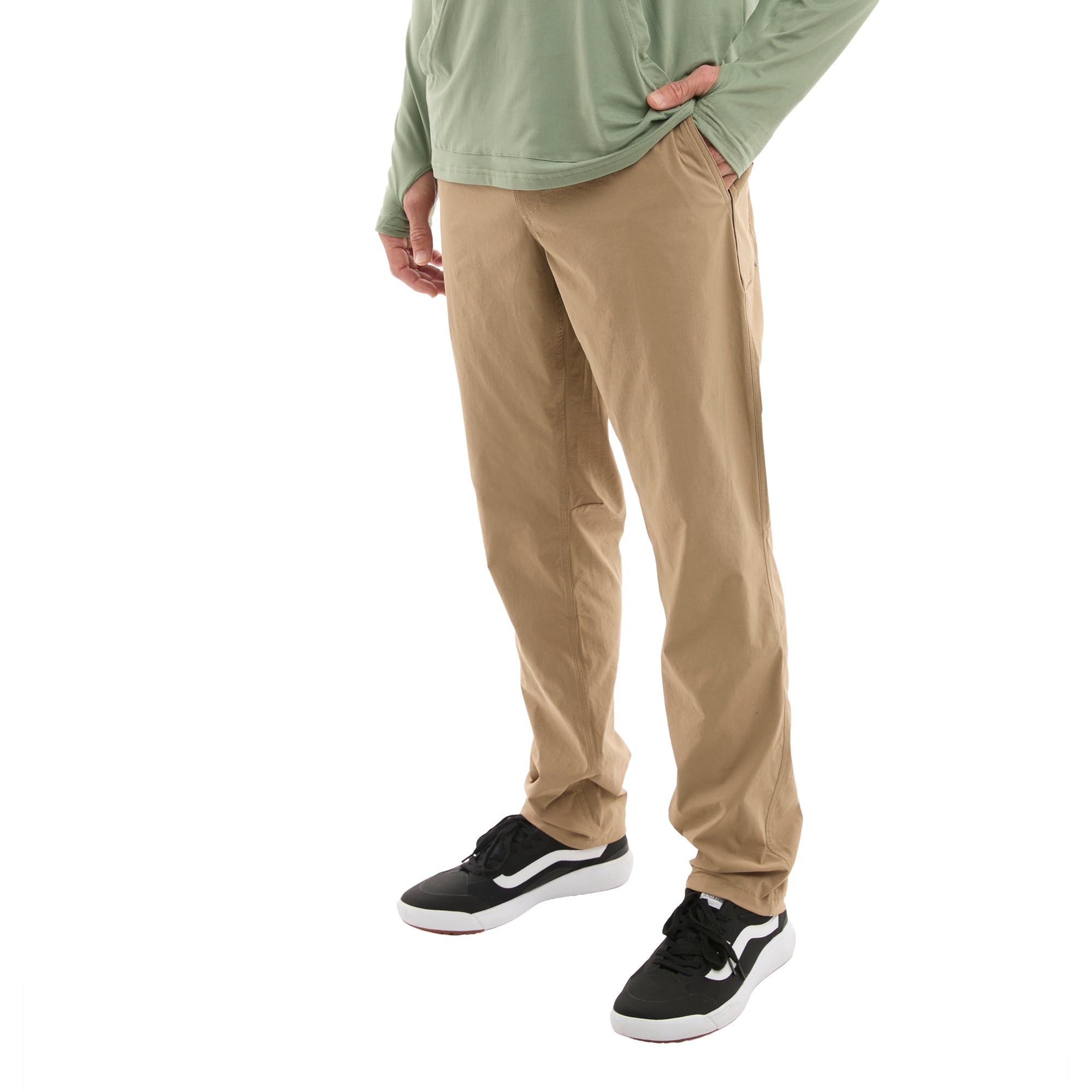 Pelagic Palomar pantaloni pesca dark khaki asciugatura rapida