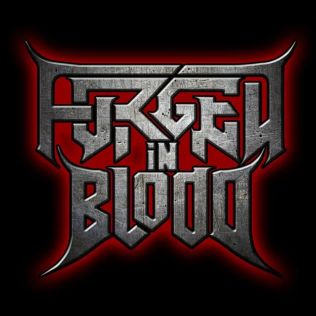 Matrix Music Store Forged in Blood Logo t-shirt cotone organico