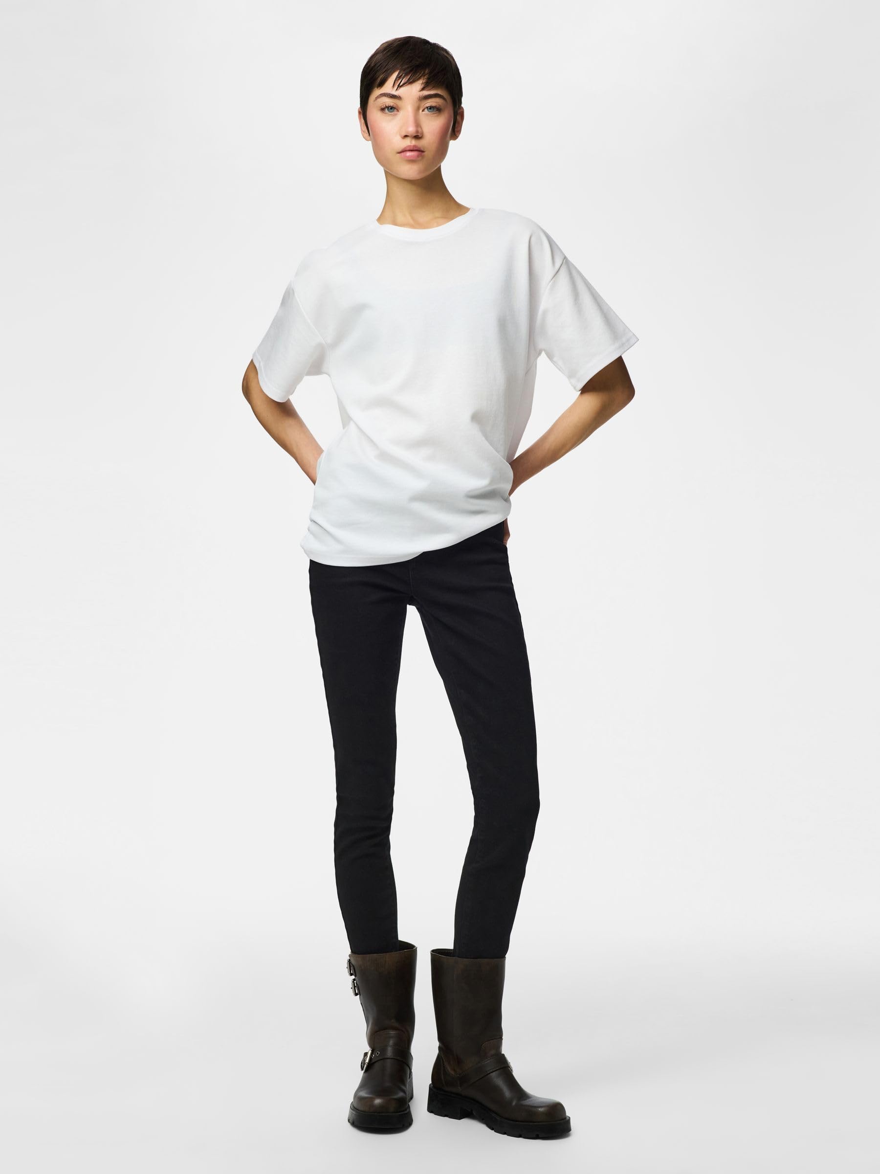 PIECES jeans donna taglia S denim comodo
