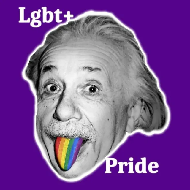 Matrix Music Store Rex Pride LGBT Einstein t-shirt cotone