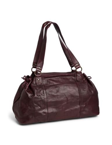 Pieces Pcpihanna Fc borsa tawny port pelle