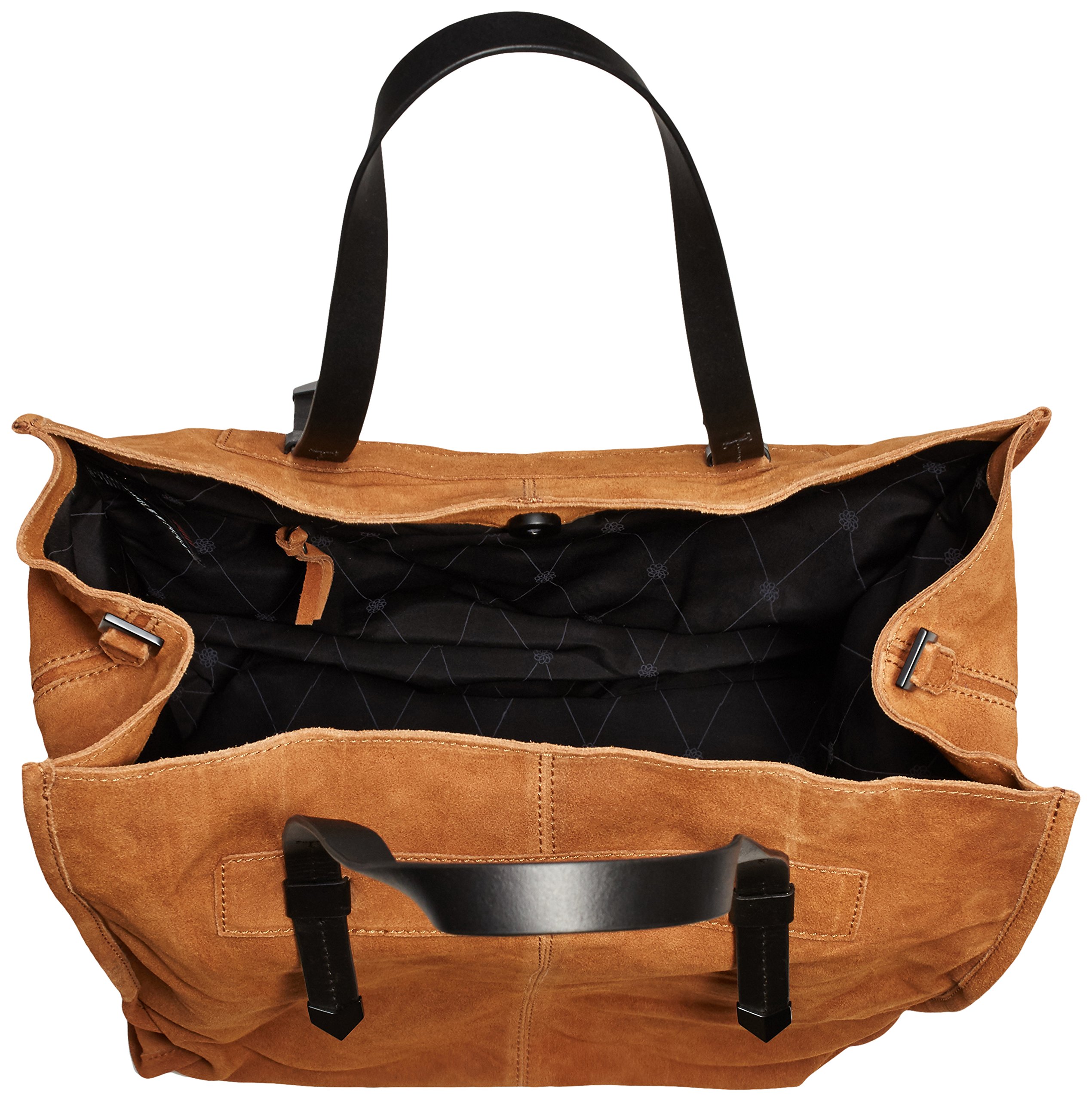 Pieces Ps Susy Suede Net borsa tracolla donna marrone scamosciata