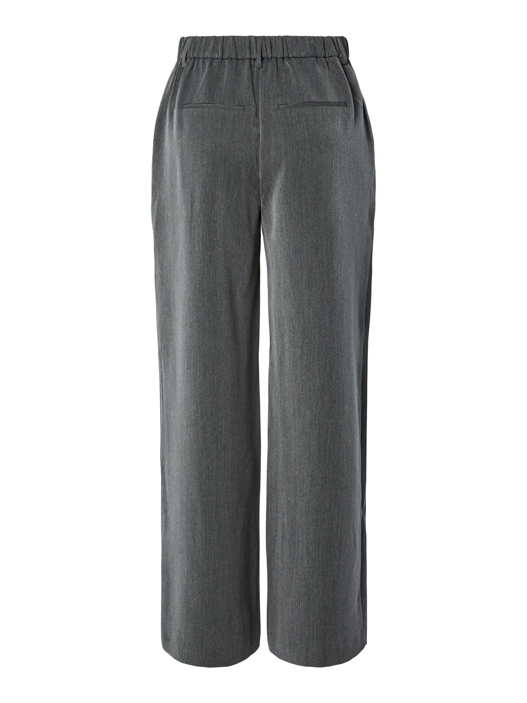 Pieces Pckamil Pantaloni Donna Gamba Larga Comodi