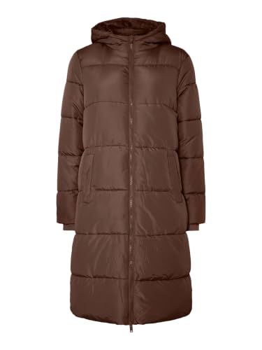 Pieces Bee New Long piumino donna 2XL con cappuccio