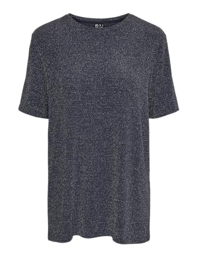 PIECES Pclina Glitter t-shirt donna S manica corta