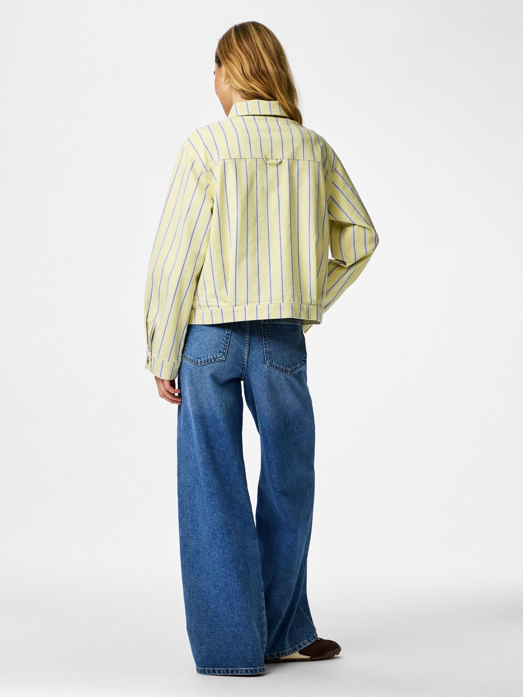 Pieces Pcbillo LS Giacca Denim Donna Taglia L