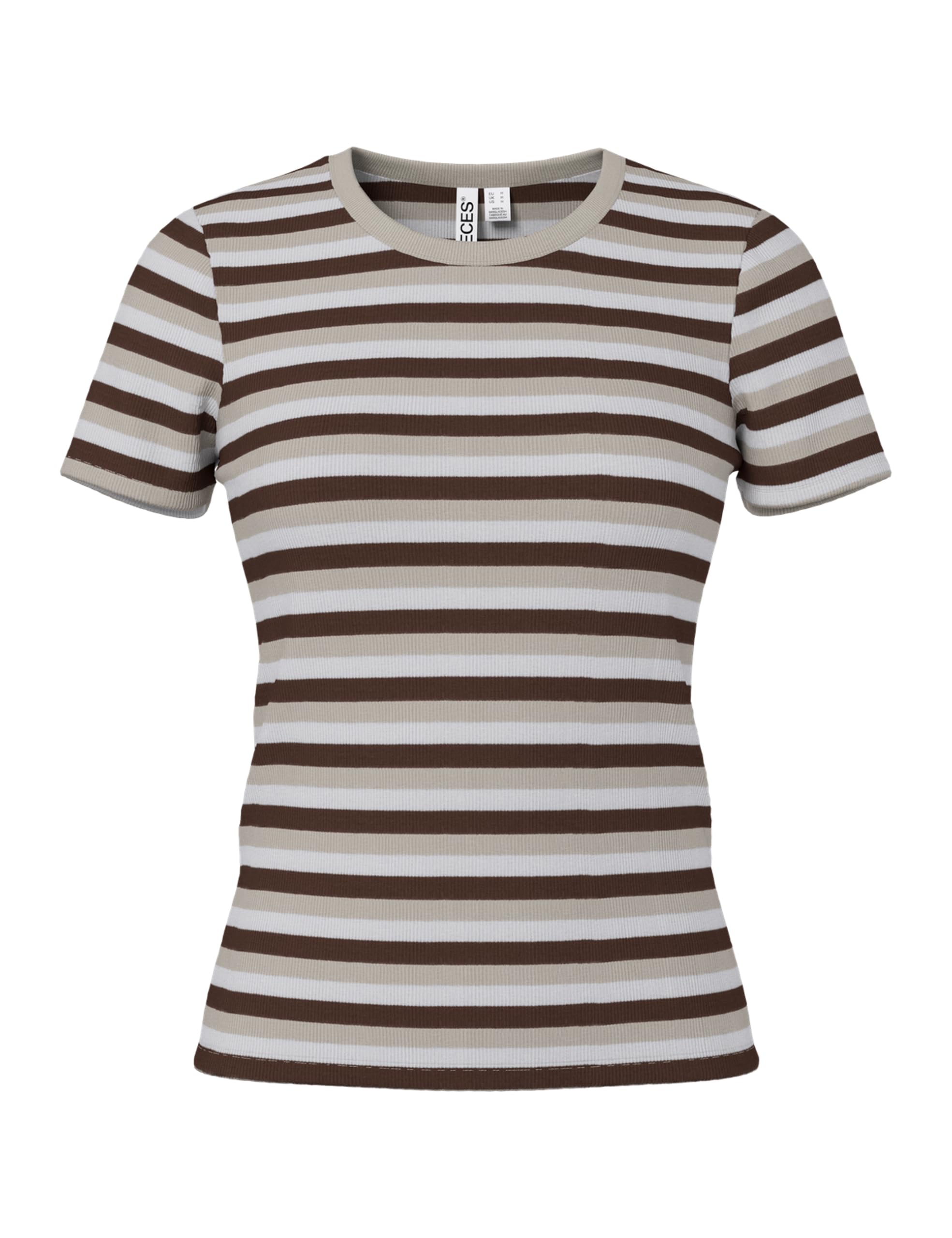 Pieces Pcmay SS Striped maglietta donna L a righe