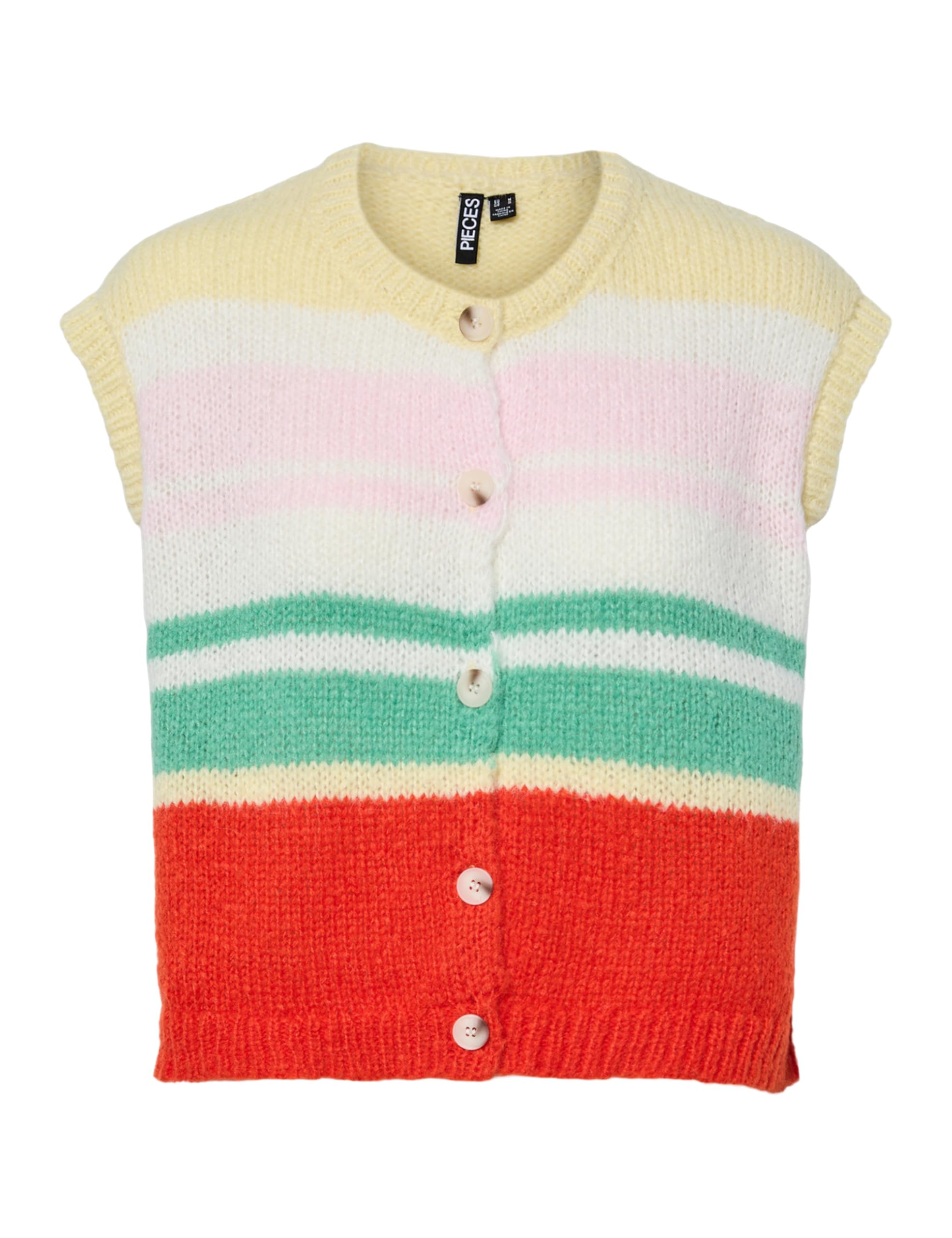 Pieces Pcjida O-Neck Knit gilet donna taglia L uso quotidiano
