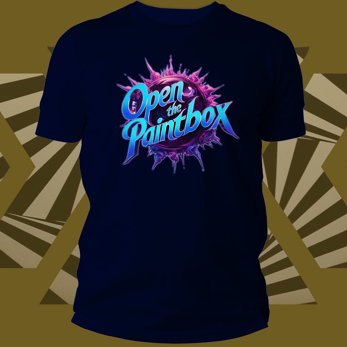 Matrix Music Store Open The Paintbox Planet Logo t-shirt cotone organico