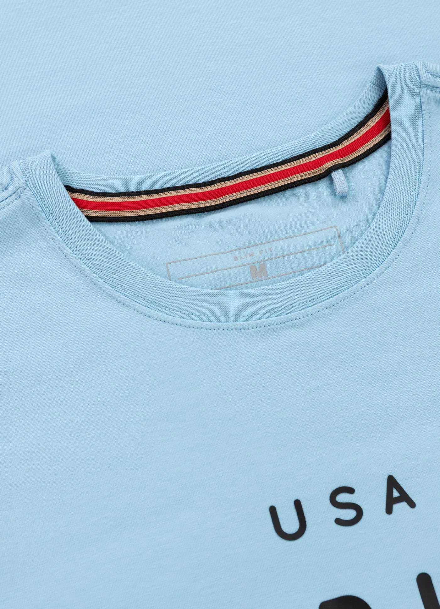Pitbull USA Cal T-Shirt Uomo L Slim Fit Cotone