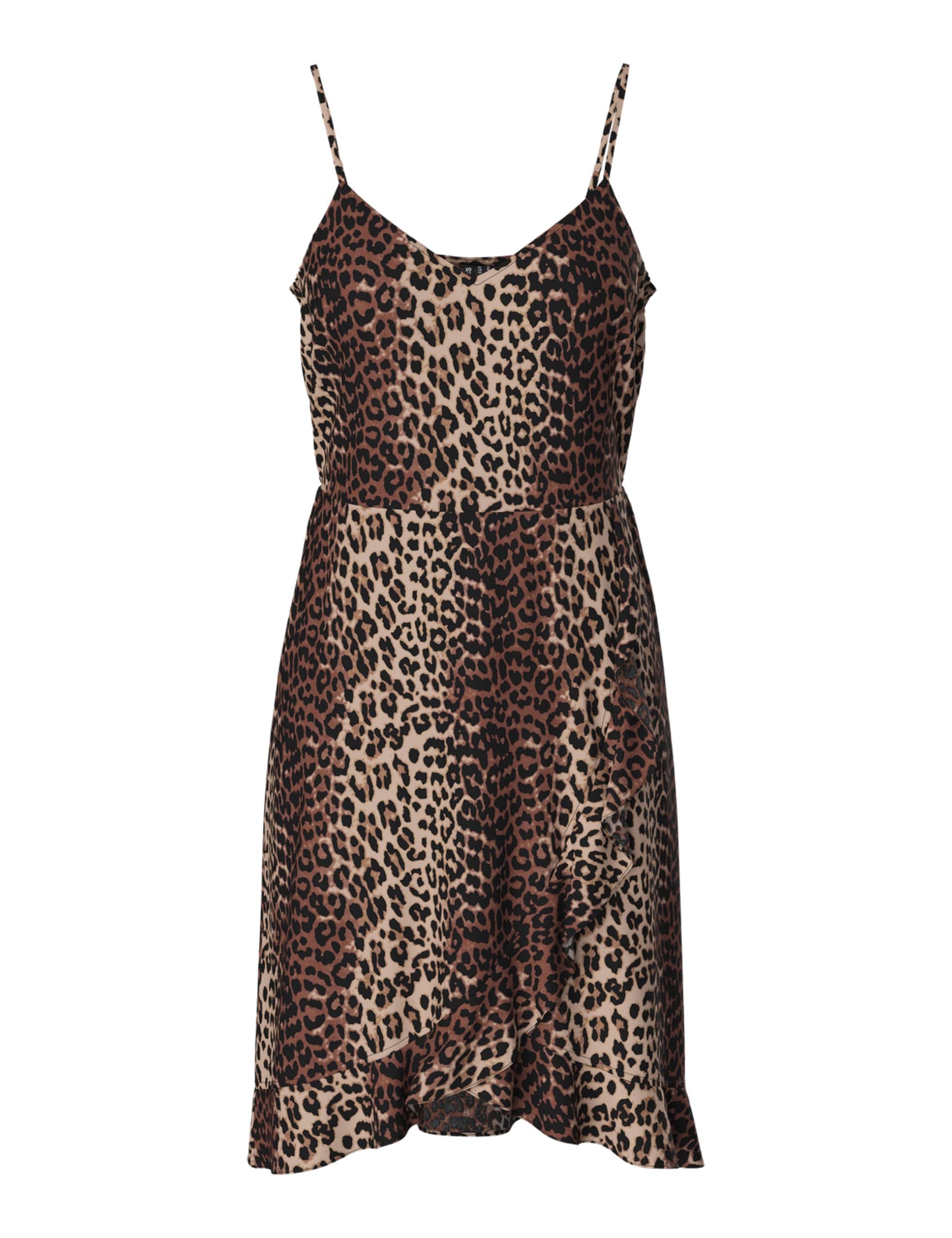Pieces Pcnya Strap Flounce Dress abito donna L balze