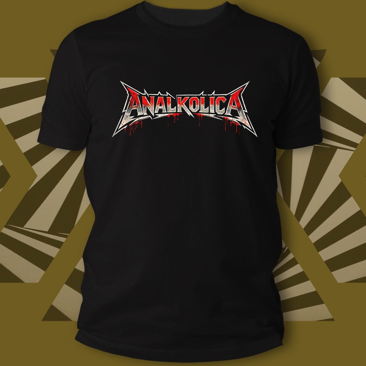 Matrix Music Store Analkolica Logo t-shirt cotone organico