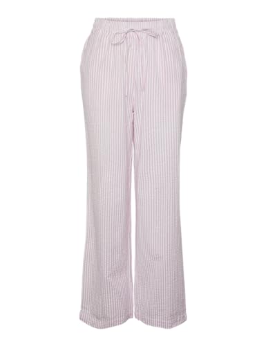 Pieces Pcsally HW Loose pantaloni donna XL rosa