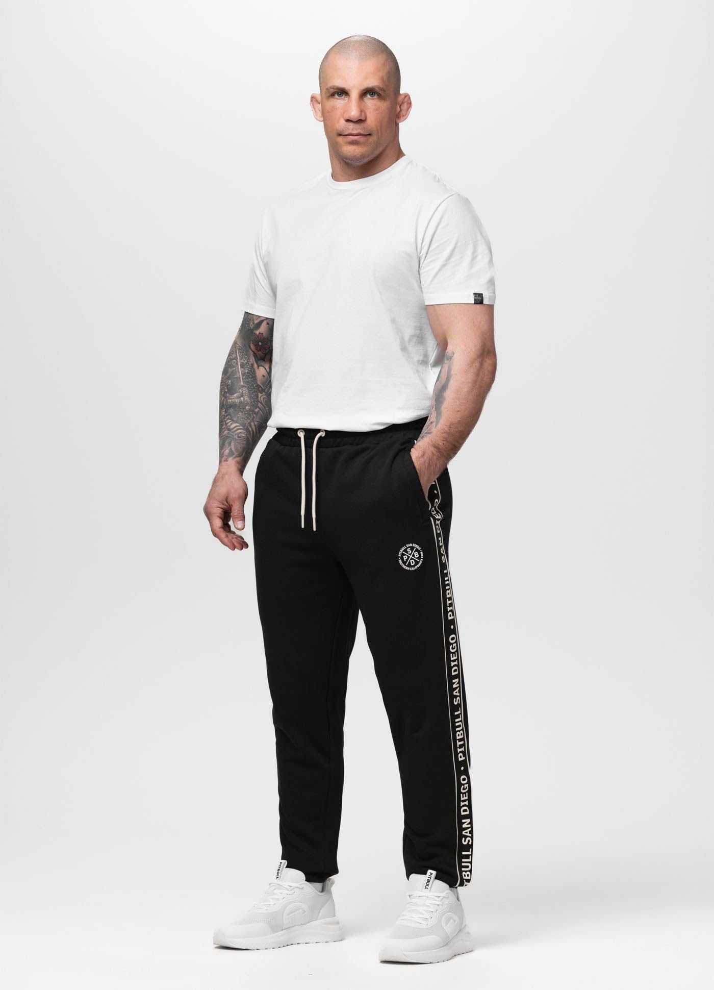 Pitbull Nexus pantaloni tuta uomo in cotone pesante