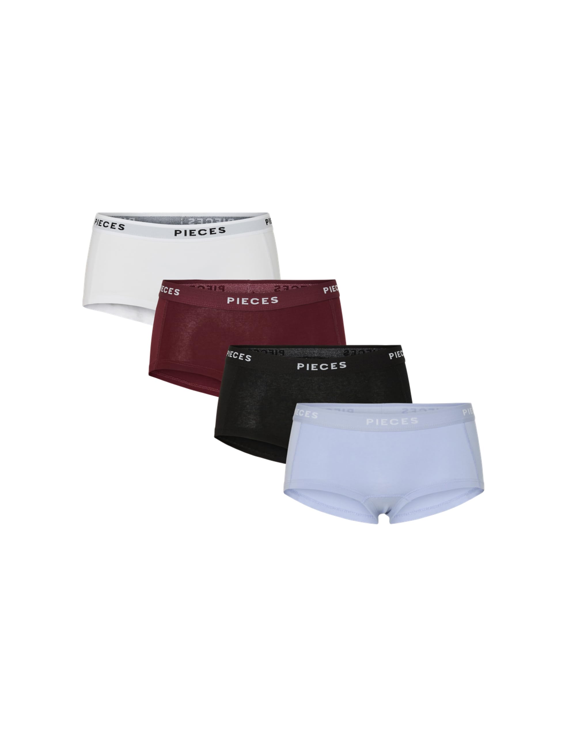 Pieces PCLOGO Lady boxer donna in cotone uso quotidiano