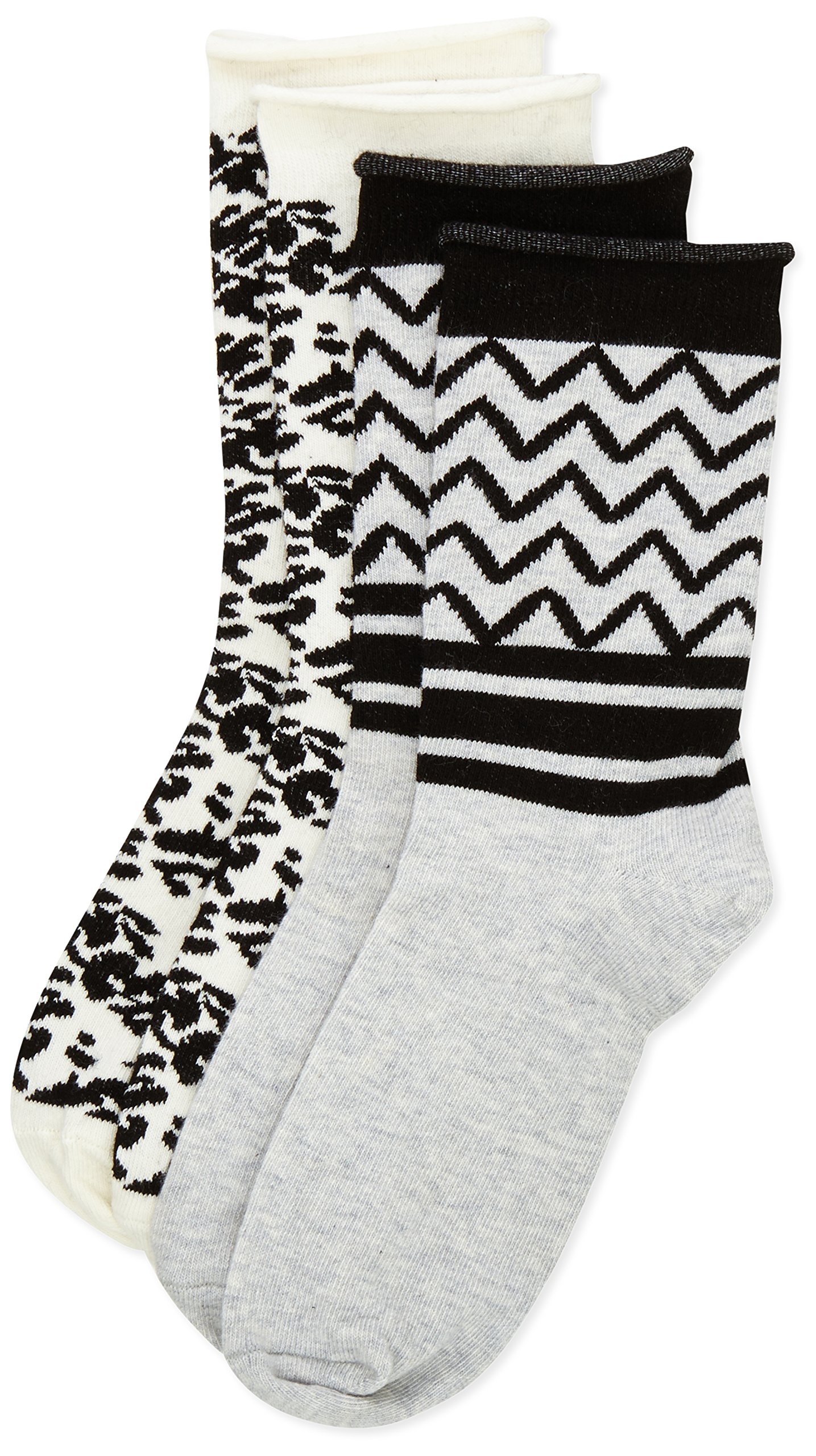 Pieces Pcroller 2 Pack calze donna rosa cotone