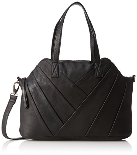 Pieces Pcpigga 17076430 borsa a mano pelle nera 39x29x14