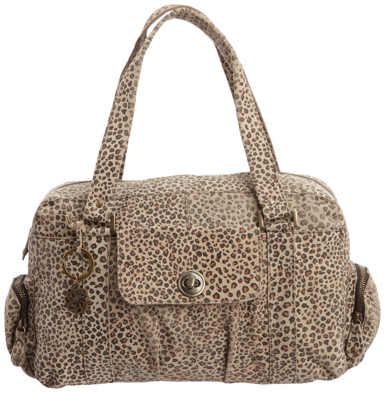 Pieces Totally Royal Leather borsa a mano leopardata