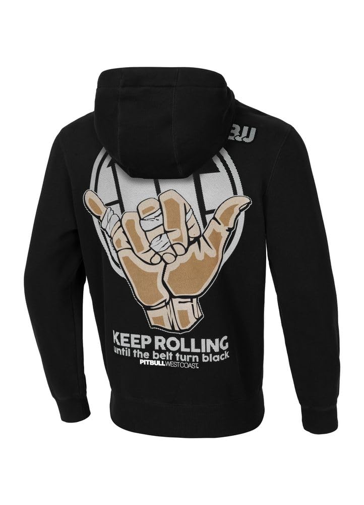 Pitbull Keep Rolling felpa con cappuccio uomo pullover cotone