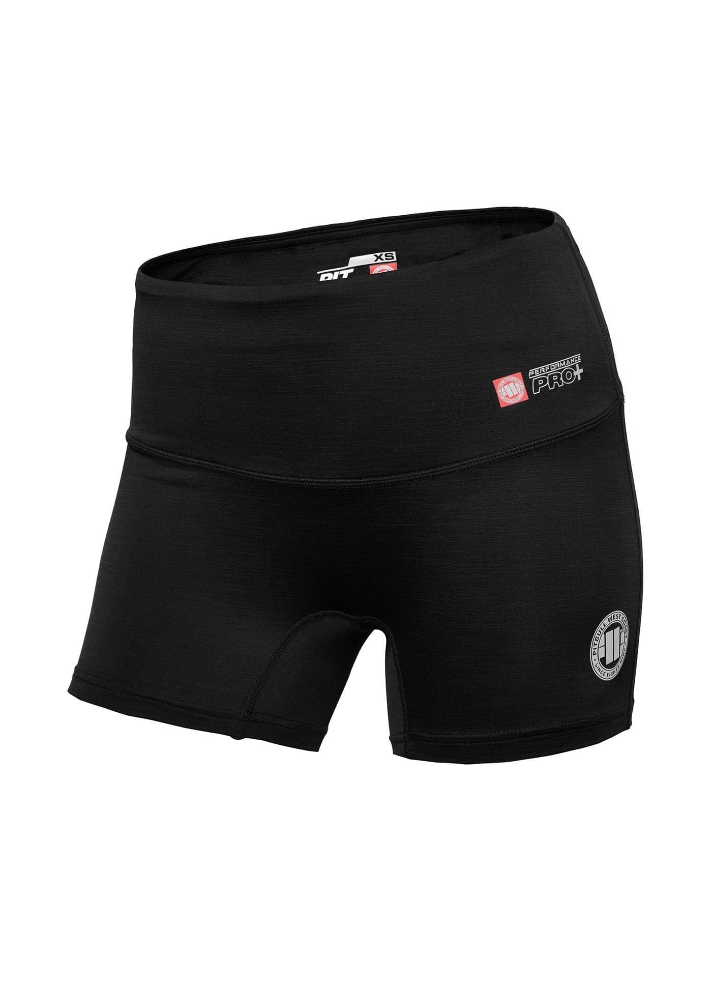 Pitbull Performance Pro Plus shorts donna nero S sportivi