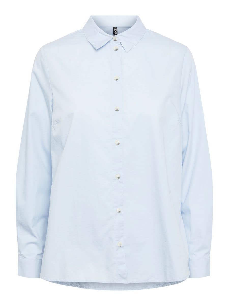 Pieces Pcofelia camicia donna kentucky blue taglia L cotone
