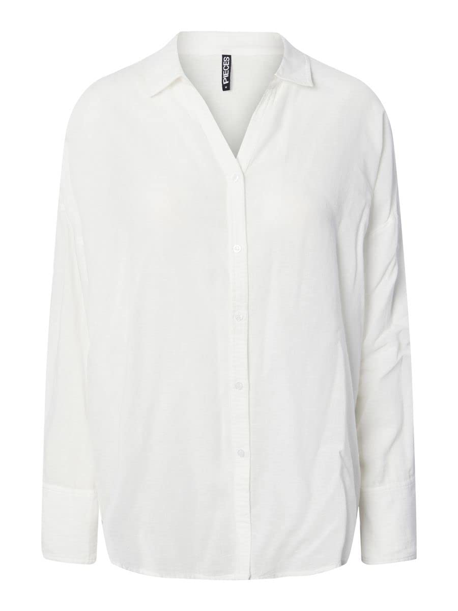 PIECES Pckatinka LS Shirt BC Camicia Donna Taglia M