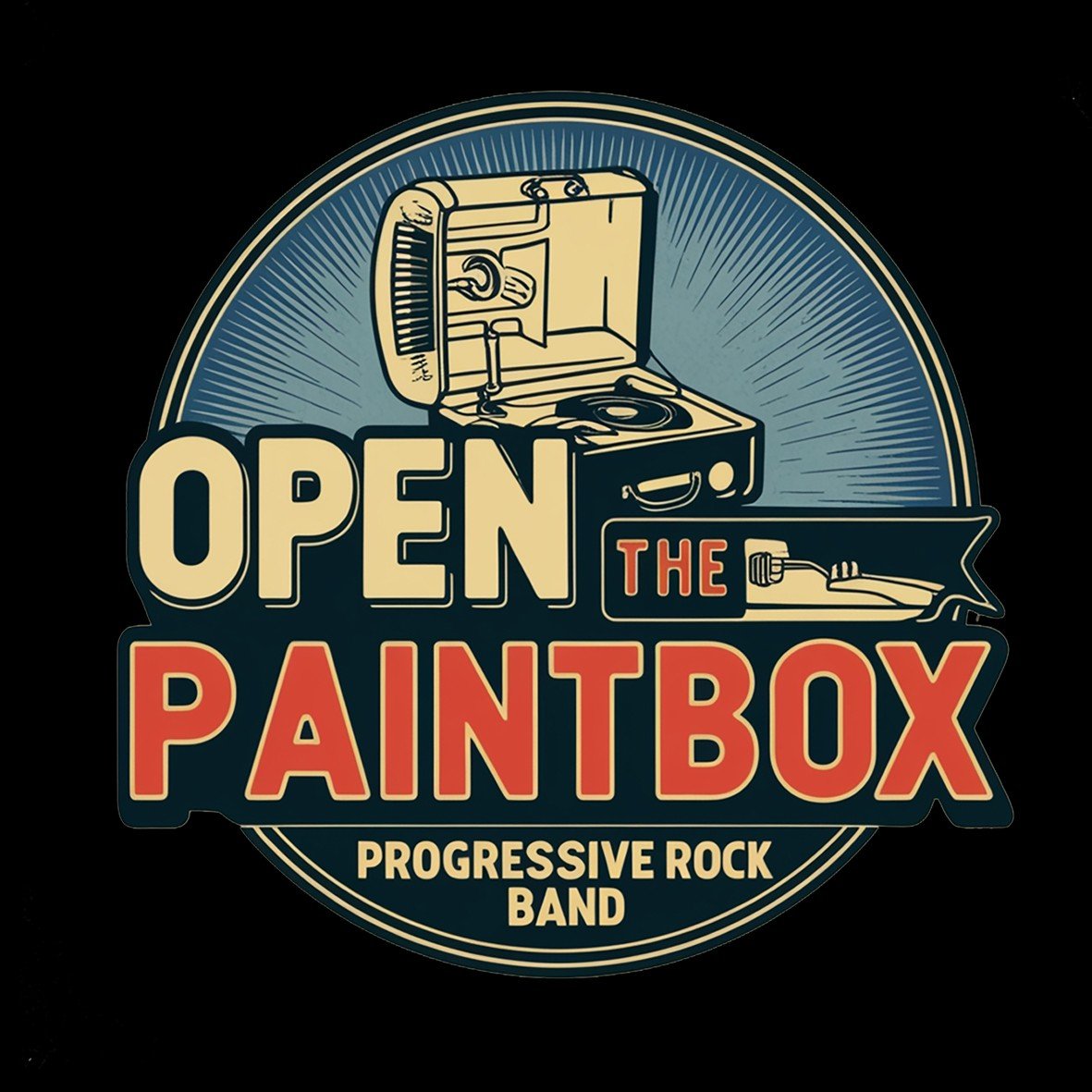Open The Paintbox Progressive Rock maglietta cotone organico