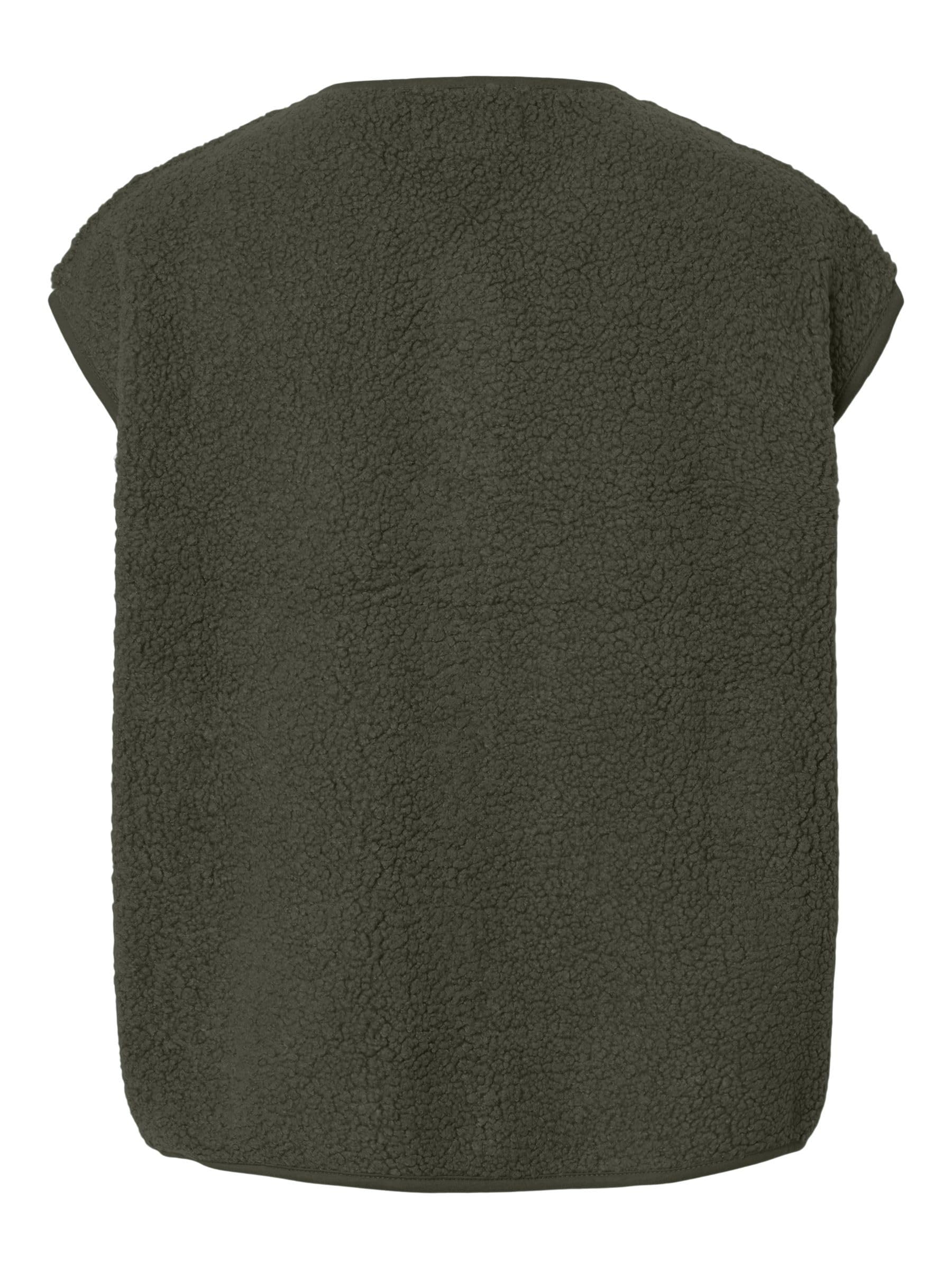 Pieces Pckatty Teddy Vest Noos BC gilet donna teddy