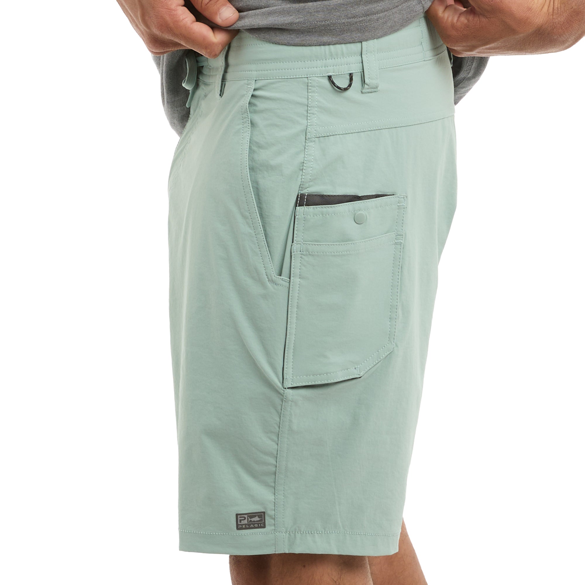 Pelagic Flyline pantaloncini pesca uomo salvia 19 pollici rapidi