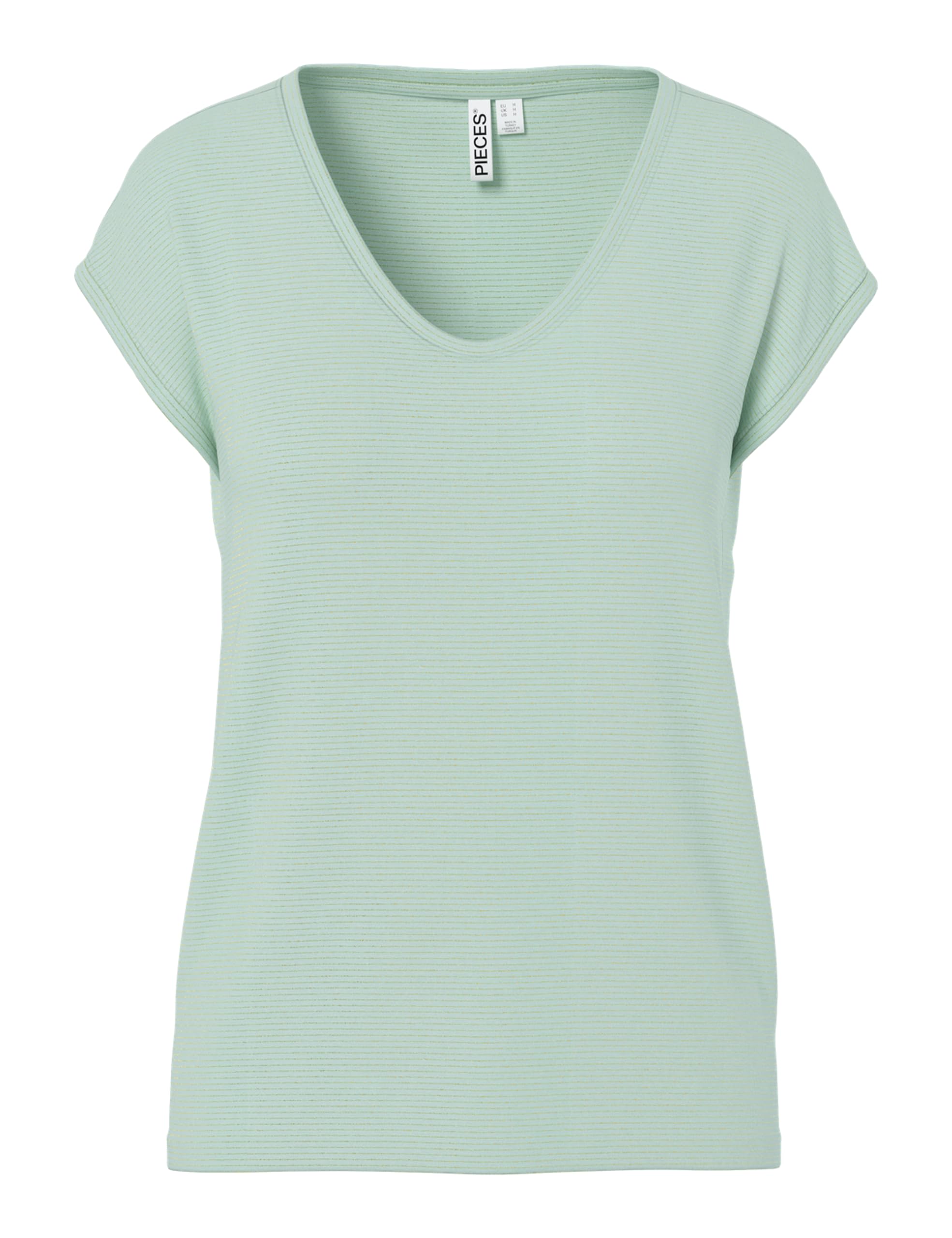 Pieces Pcbillo Tee maglietta donna lurex a righe