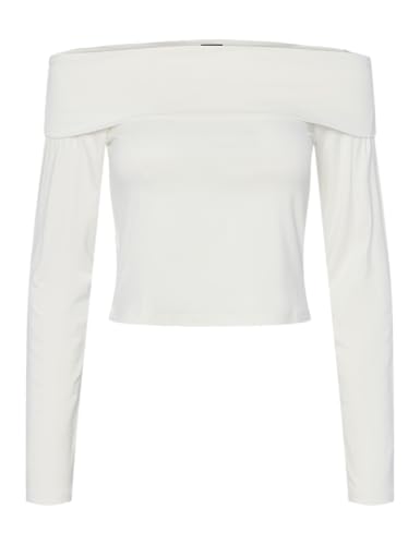 Pieces Pctuffe LS Top spalle scoperte donna taglia L