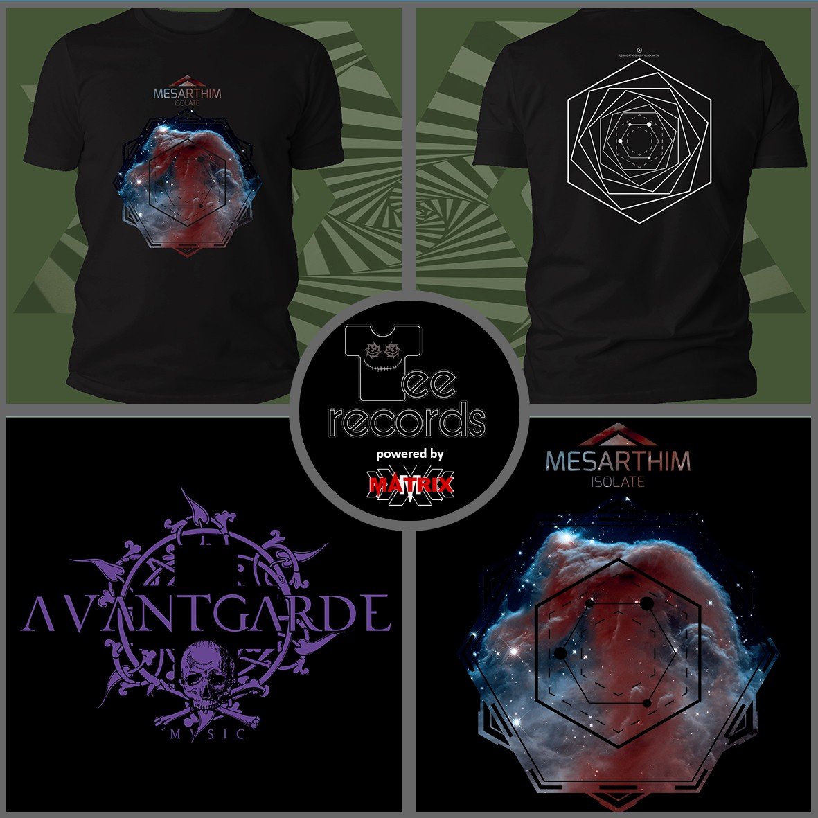 Matrix Music Store Mesarthim Isolate t-shirt cotone organico
