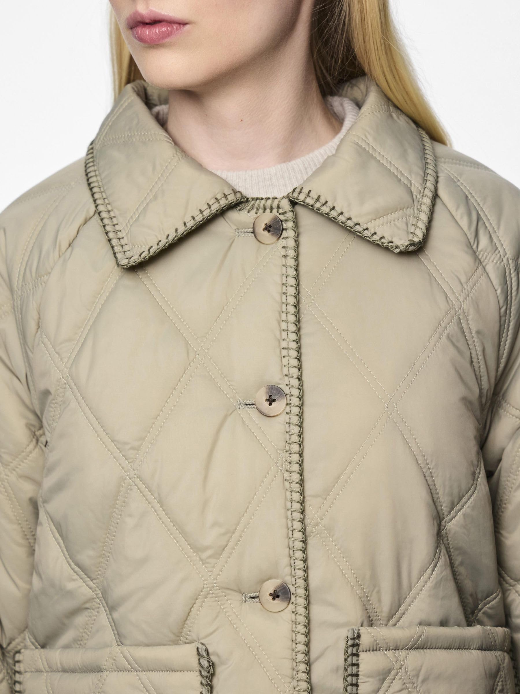 Pieces Pcnaima Quilted Detail Jacket giacca trapuntata S